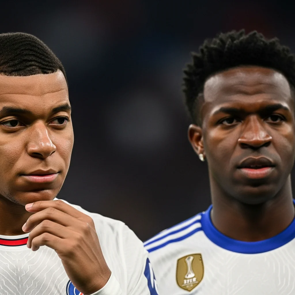 Illustration for: Dull Celebrations by Mbappe and Vinicius Raise Questions
