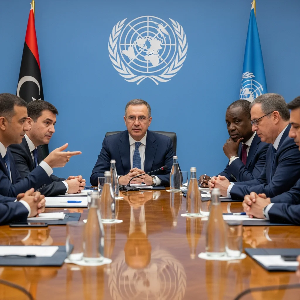 Illustration for: UN-Backed Libyan Dialogue to Break Political Deadlock
