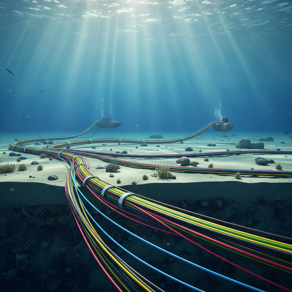 Illustration for: Understanding Underwater Communication Lines