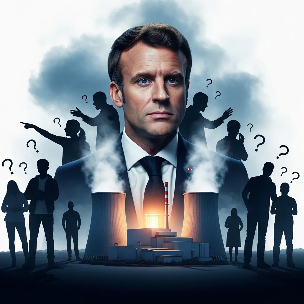 Illustration for: Macron's Nuclear Plans Raise Concerns