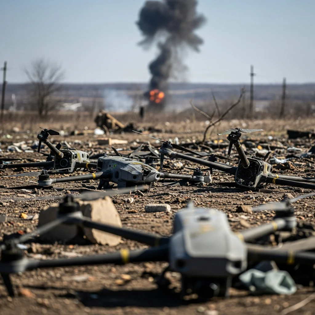 Illustration for: Russian Forces Destroy 154 Ukrainian Drones