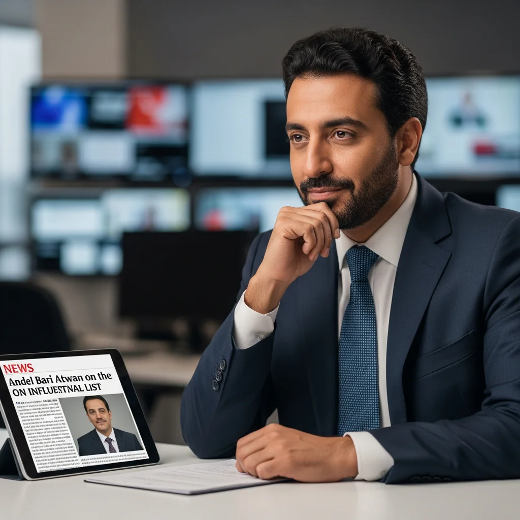 Illustration for: Atwan's Reaction to Inclusion on Influential List