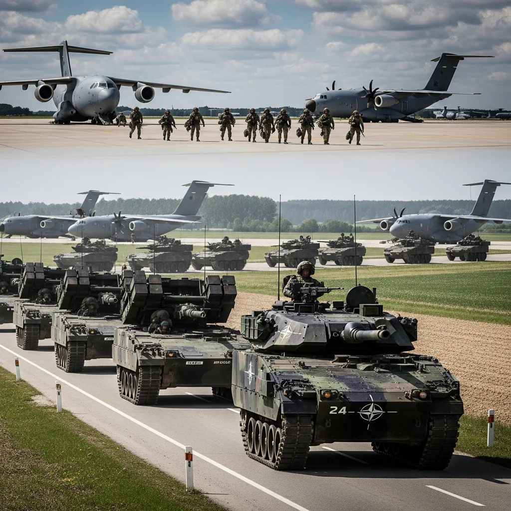 Illustration for: NATO's Growing Military Activities in Europe